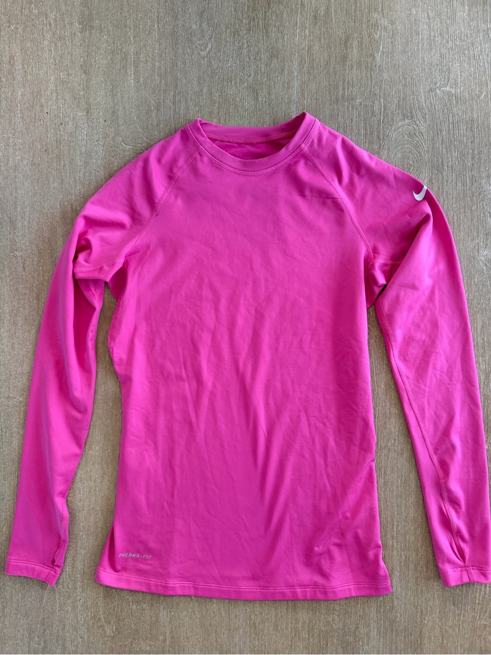 Nike Pro Combat Therma-FIT Women’s M Hot Pink Long Sleeve Dri-FIT Fitted Top